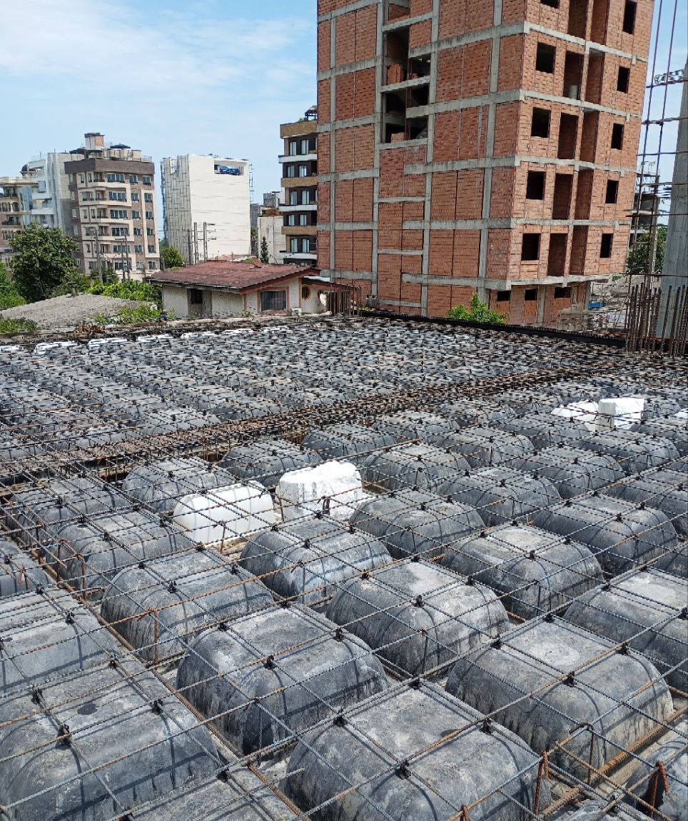 Final stage of slab rebar installation before concrete pour – Redline residential construction project